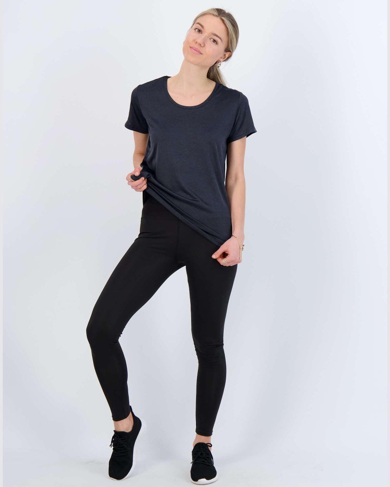REALESSENTIALS Real Essentials 5 Pack: Women's Short Sleeve T-Shirts Workout Tops Fitness Pilates Gym Activewear Athletic (Plus Available), Set 1, XXL, Pack of 5 - Image 5